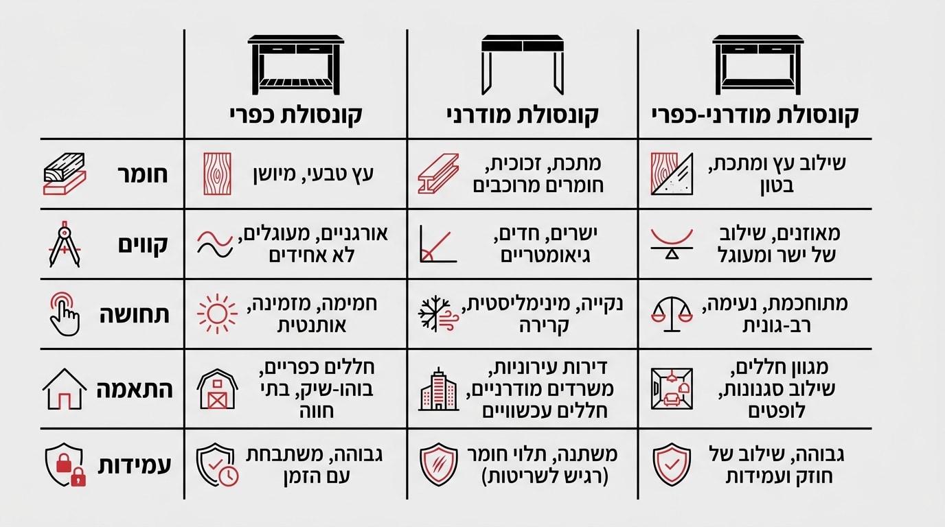 השוואה בין סגנונות מזנונים כפריים מודרניים בסלון מעוצב