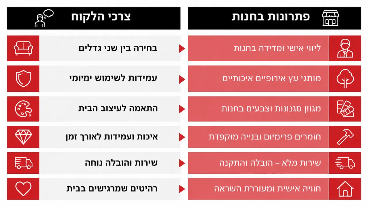 הצורך בבית מול הפתרון בפועל בקאנטרי שיק